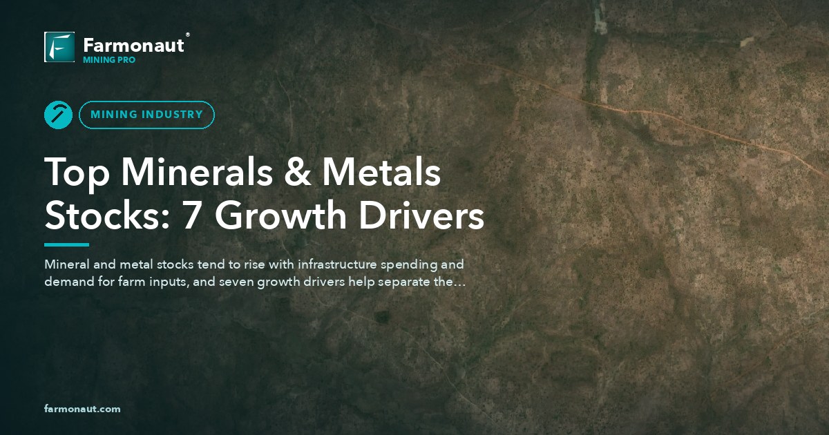 Top Minerals &Amp; Metals Stocks: 7 Growth Drivers
