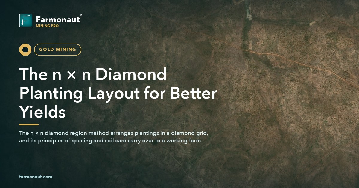 The N × N Diamond Planting Layout For Better Yields