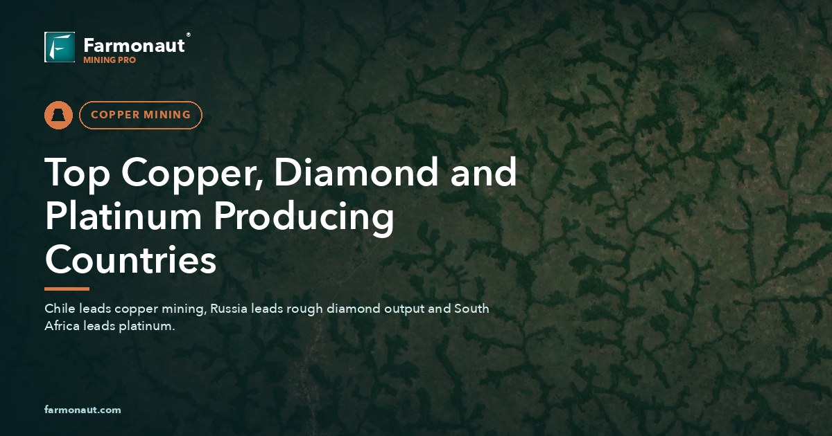 Top Copper, Diamond And Platinum Producing Countries