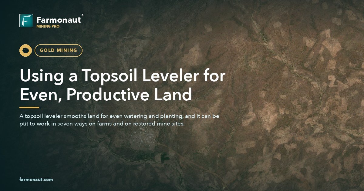 Using A Topsoil Leveler For Even, Productive Land