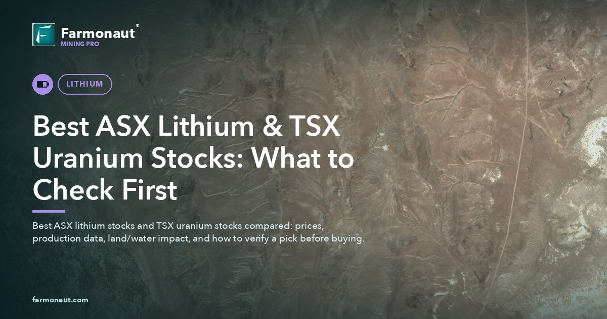 Best Asx Lithium &Amp; Tsx Uranium Stocks: What To Check First
