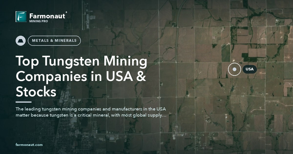 Top Tungsten Mining Companies In Usa &Amp; Stocks