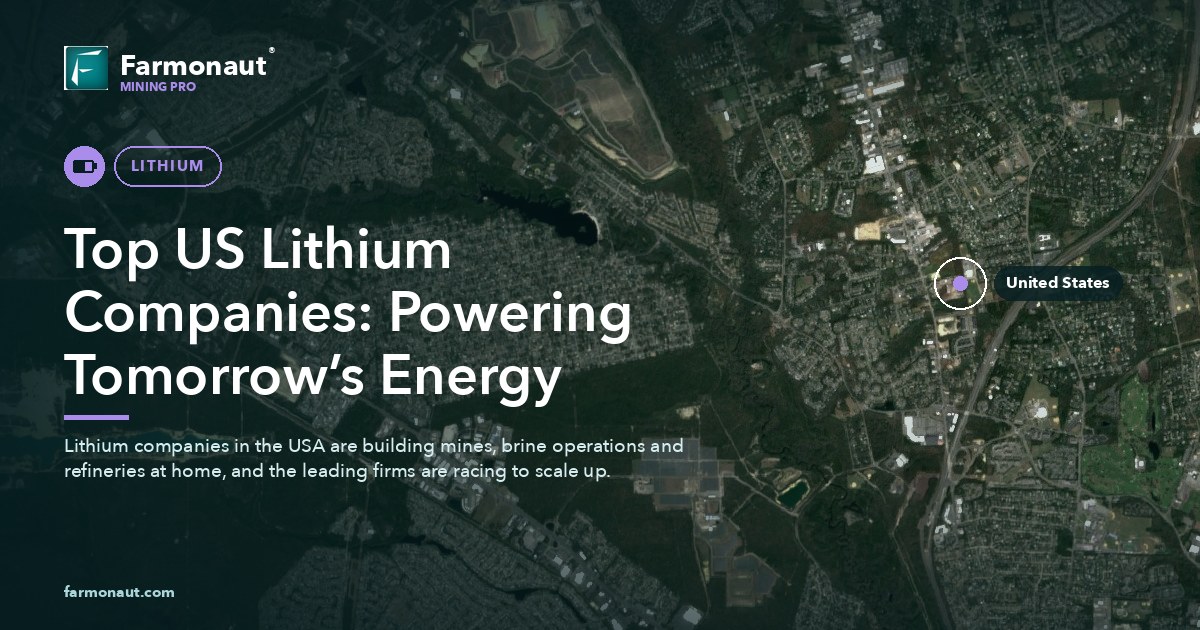 Top Us Lithium Companies: Powering Tomorrow’s Energy