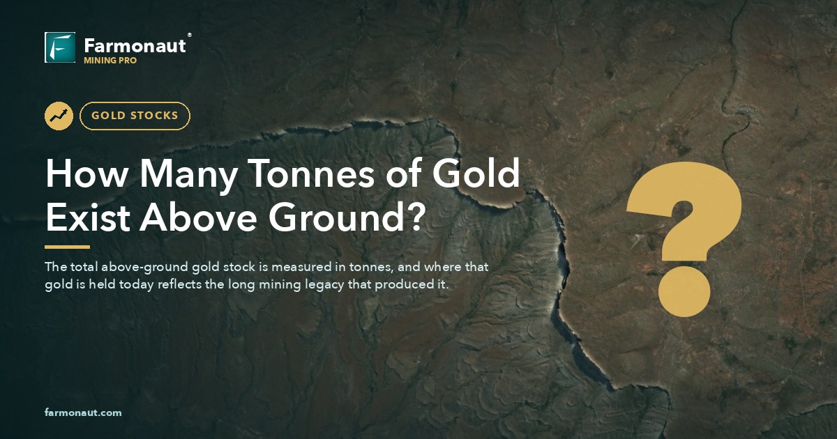 How Many Tonnes Of Gold Exist Above Ground?