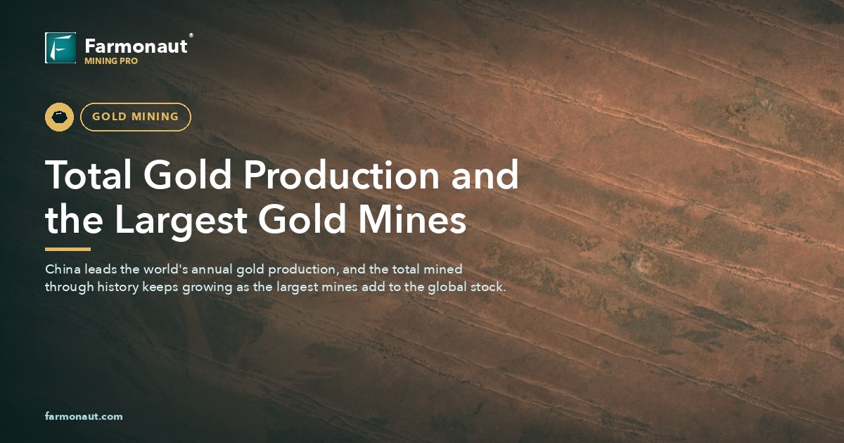 Total Gold Production And The Largest Gold Mines