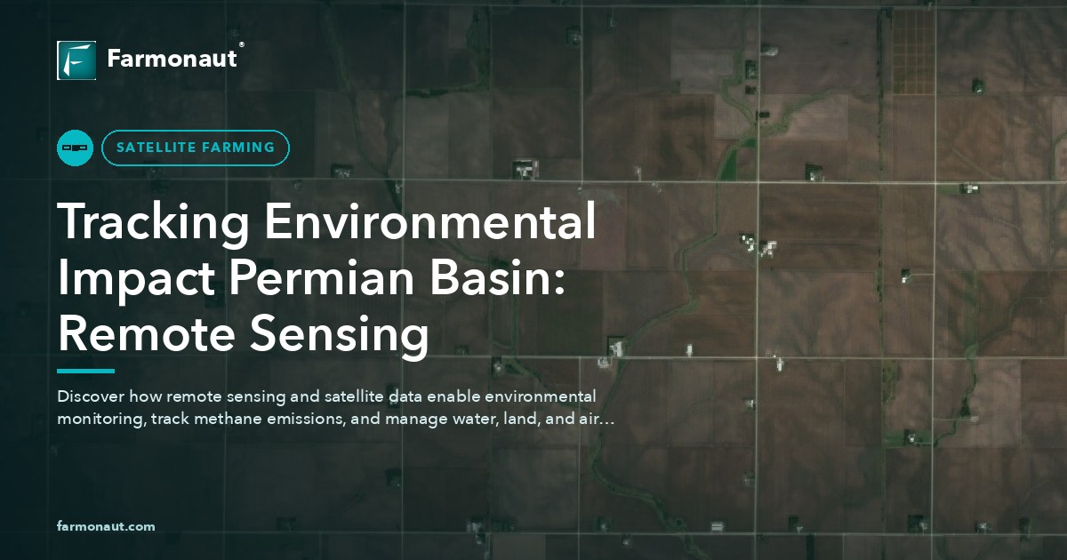 Tracking Environmental Impact Permian Basin: Remote Sensing