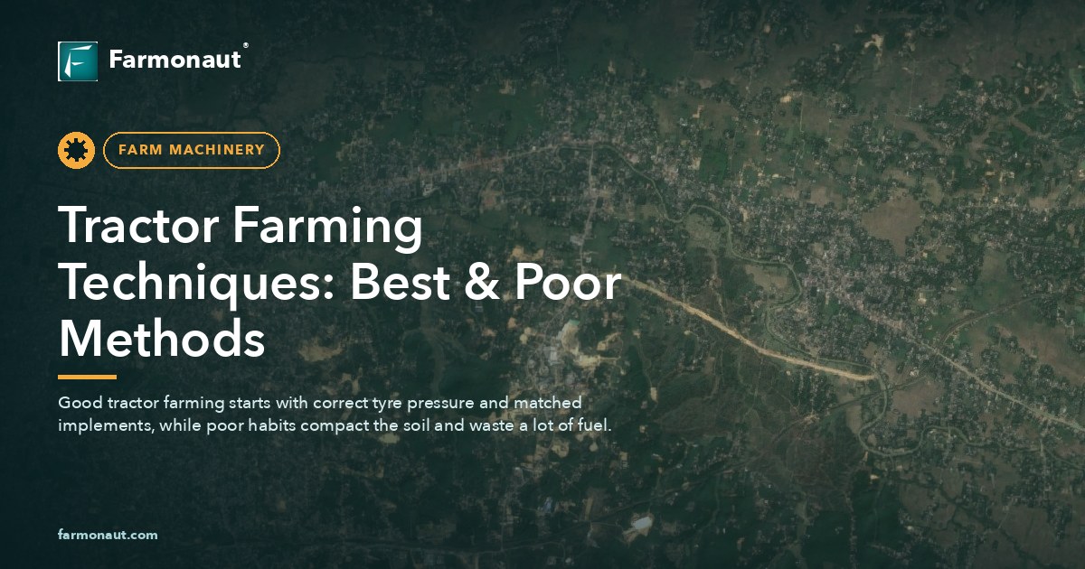 Tractor Farming Techniques: Best &Amp; Poor Methods