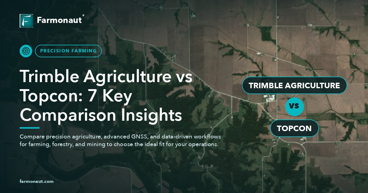 Trimble Agriculture Vs Topcon: 7 Key Comparison Insights