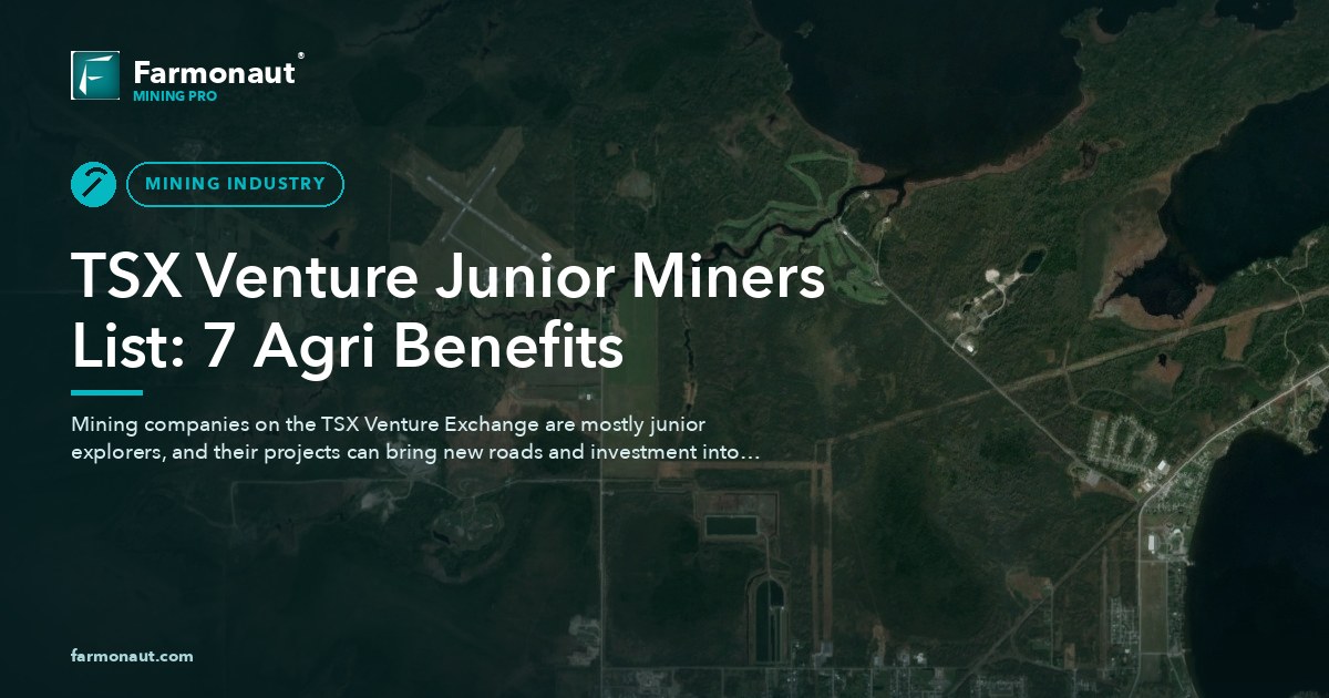 Tsx Venture Junior Miners List: 7 Agri Benefits