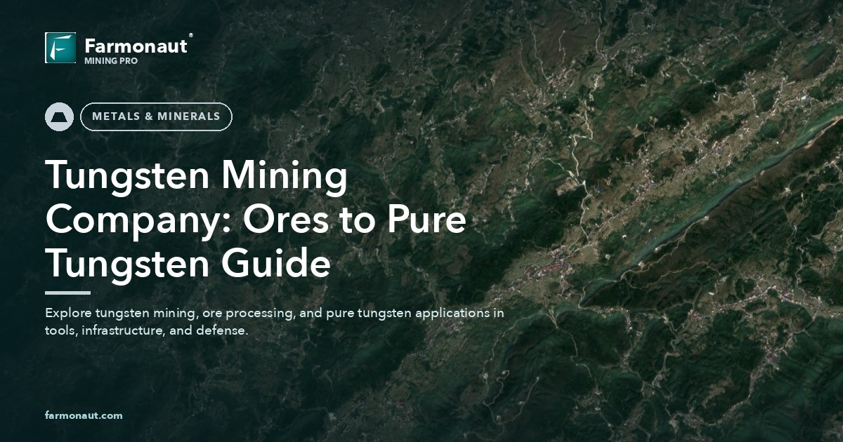 Tungsten Mining Company: Ores To Pure Tungsten Guide 15 Tungsten Mining Company: Ores To Pure Tungsten Guide
