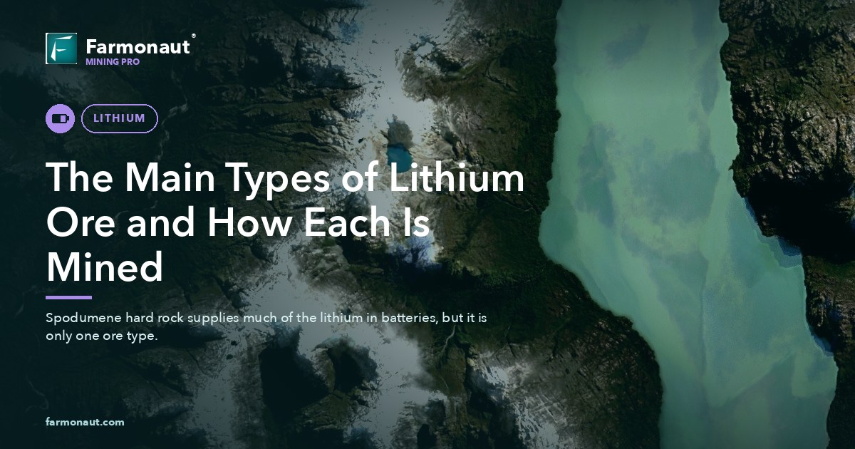 The Main Types Of Lithium Ore And How Each Is Mined