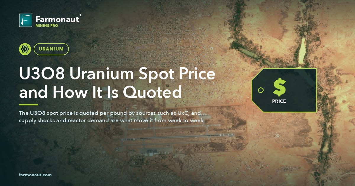 U308 Spot Price: Uranium Spot Price, Uxc Price, Lb U3O8 184 U3O8 Uranium Spot Price And How It Is Quoted