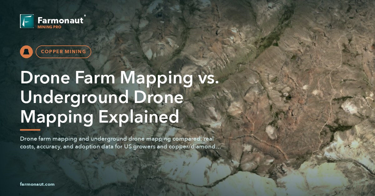 Drone Farm Mapping Vs. Underground Drone Mapping Explained