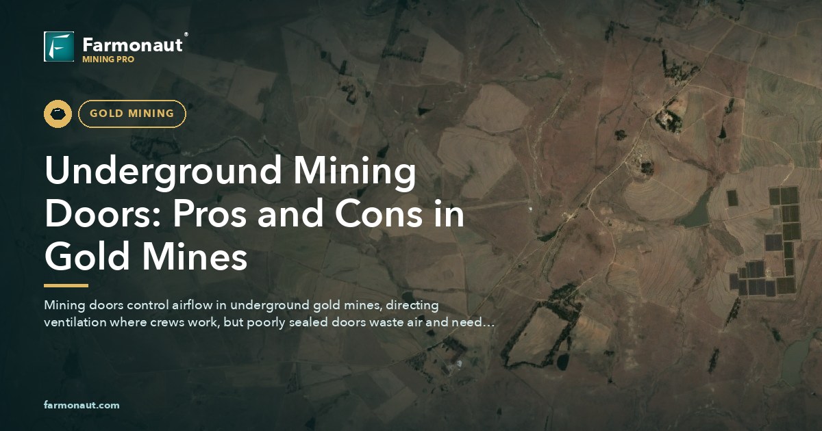 Underground Mining Doors: Pros And Cons In Gold Mines