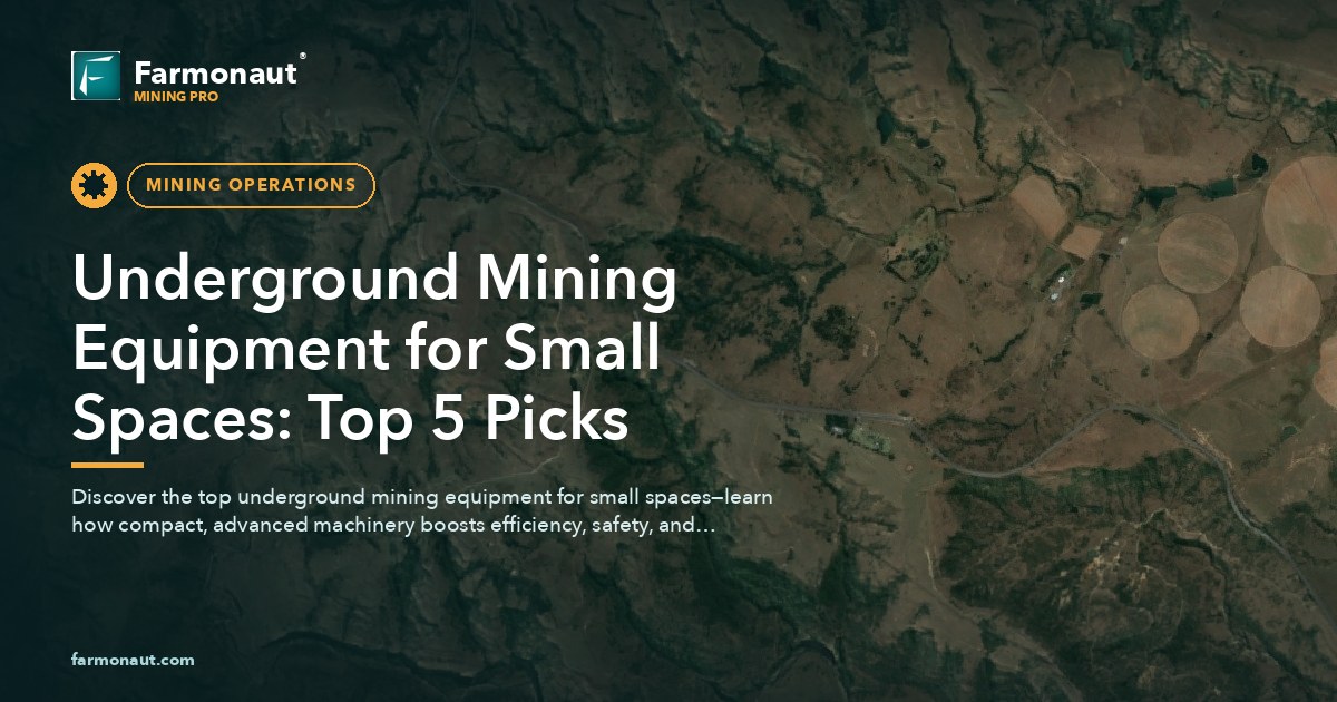 Underground Mining Equipment For Small Spaces: Top 5 Picks