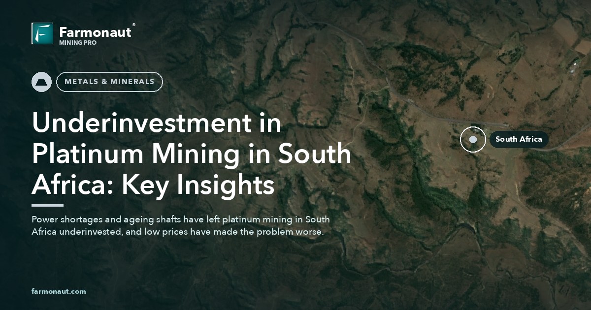 Underinvestment In Platinum Mining In South Africa: Key Insights 69 Underinvestment In Platinum Mining In South Africa: Key Insights