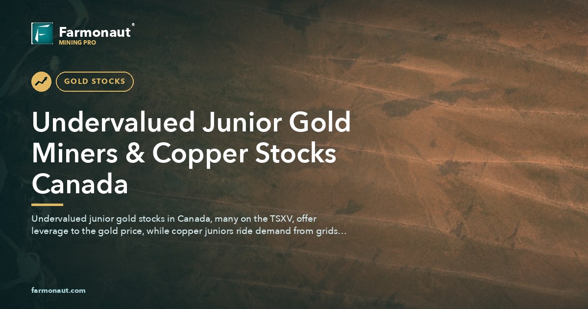 Undervalued Junior Gold Miners &Amp; Copper Stocks Canada