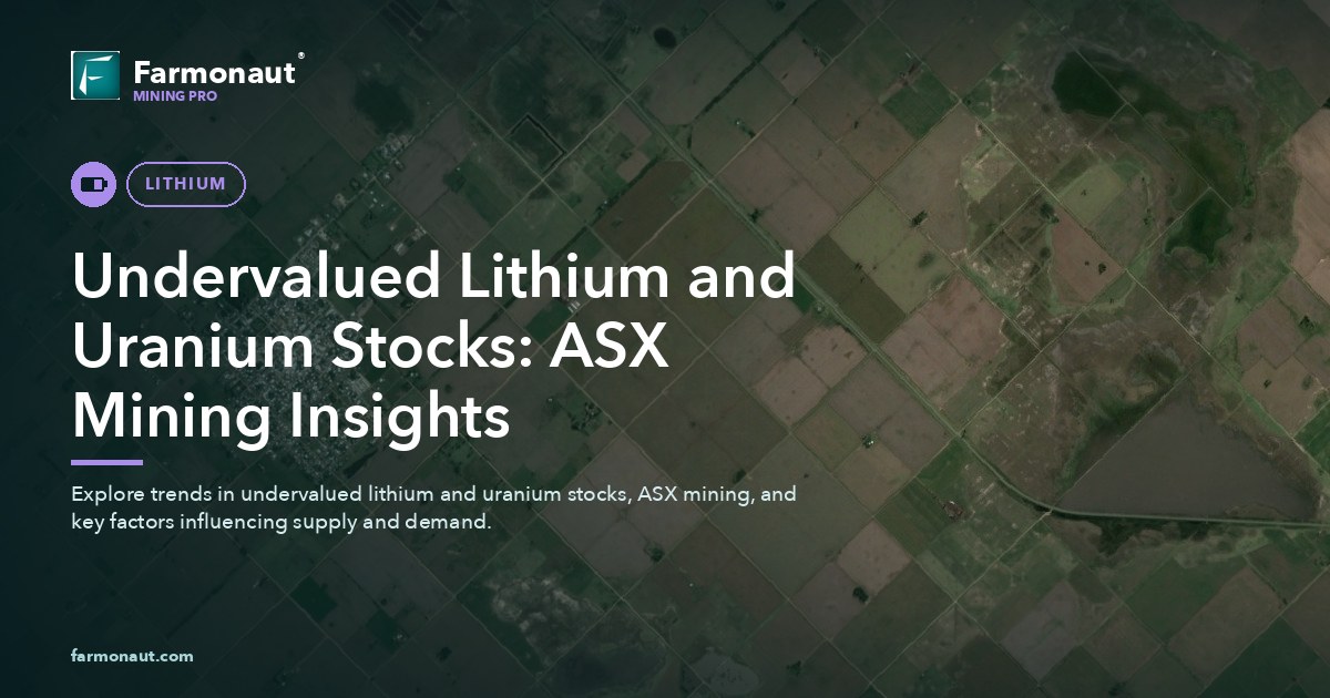 Undervalued Lithium And Uranium Stocks: Asx Mining Insights