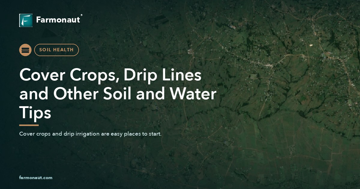 Cover Crops, Drip Lines And Other Soil And Water Tips