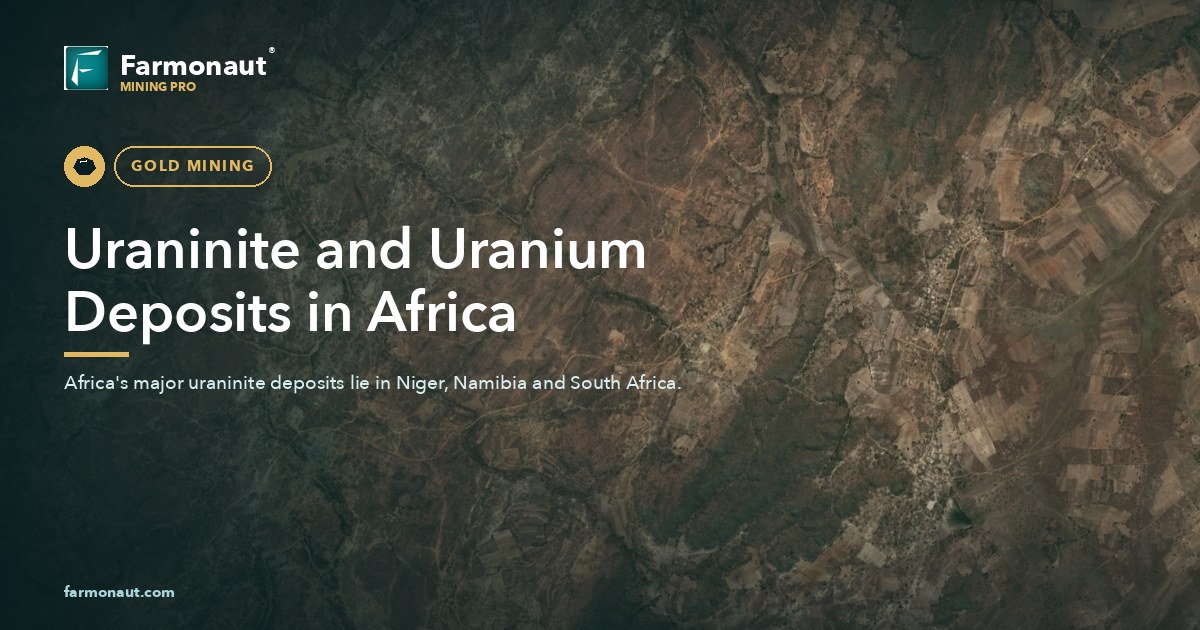 Uraninite Mineral Deposits Africa: Uranium &Amp; Gold Locations 181 Uraninite And Uranium Deposits In Africa