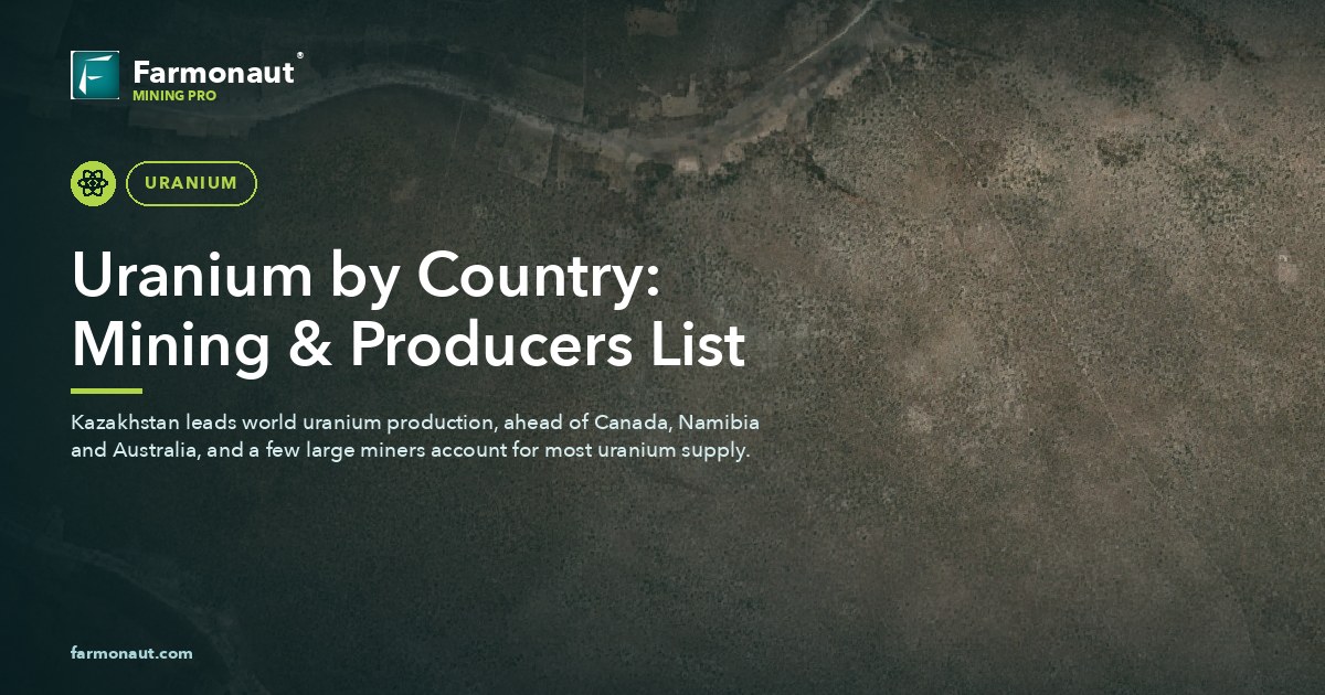Uranium By Country: Mining &Amp; Producers List