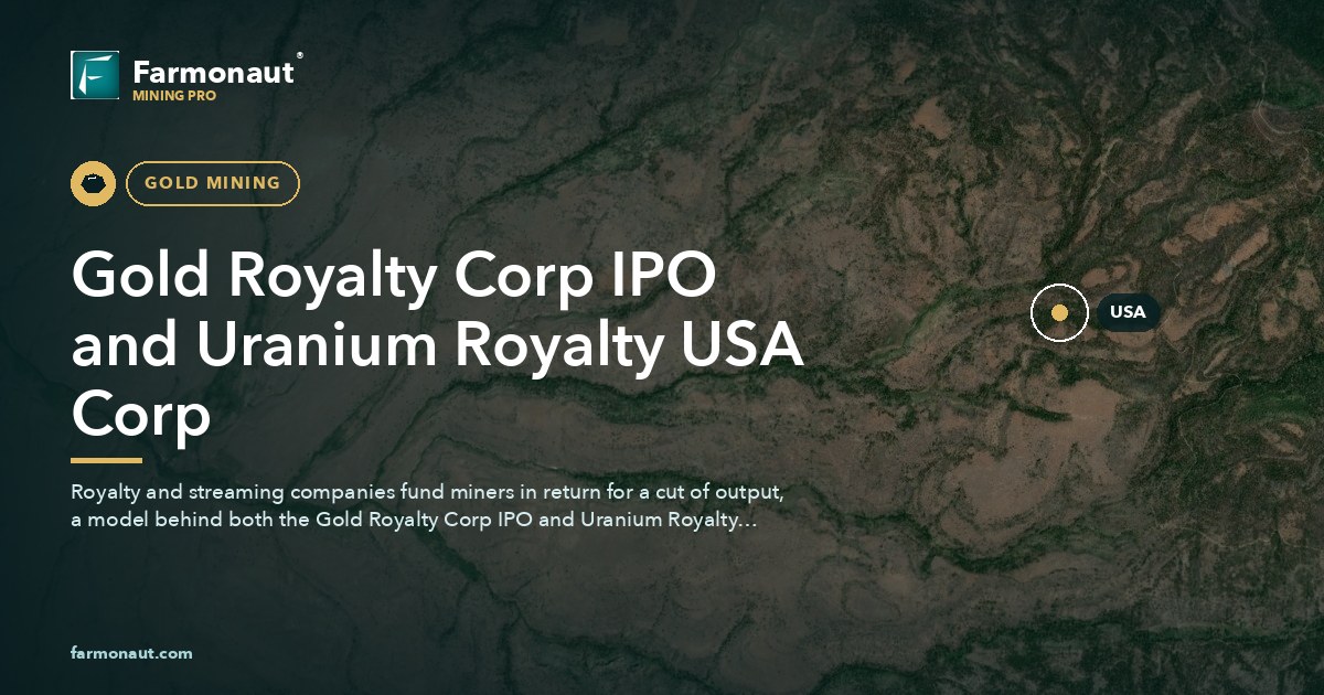Gold Royalty Corp Ipo And Uranium Royalty Usa Corp