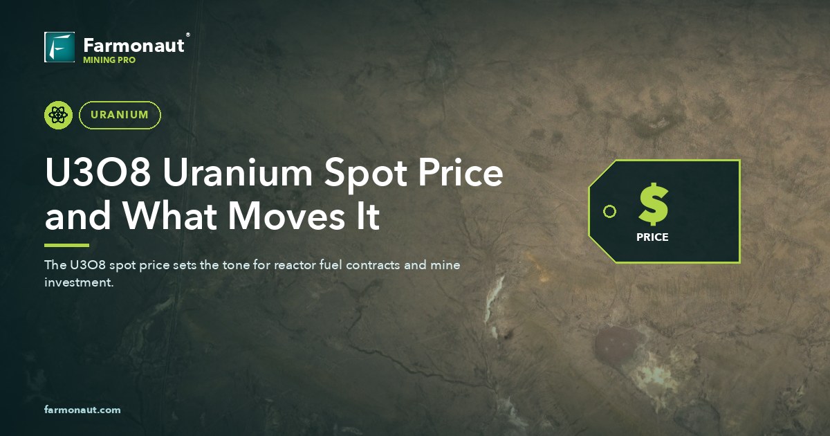 U3O8 Uranium Spot Price And What Moves It