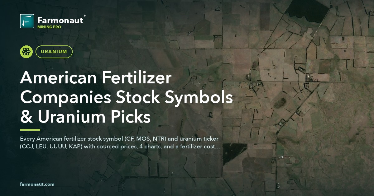 American Fertilizer Companies Stock Symbols &Amp; Uranium Picks 151 American Fertilizer Companies Stock Symbols &Amp; Uranium Picks