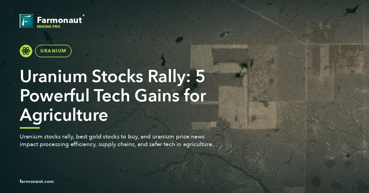 Uranium Stocks Rally: 5 Powerful Tech Gains For Agriculture