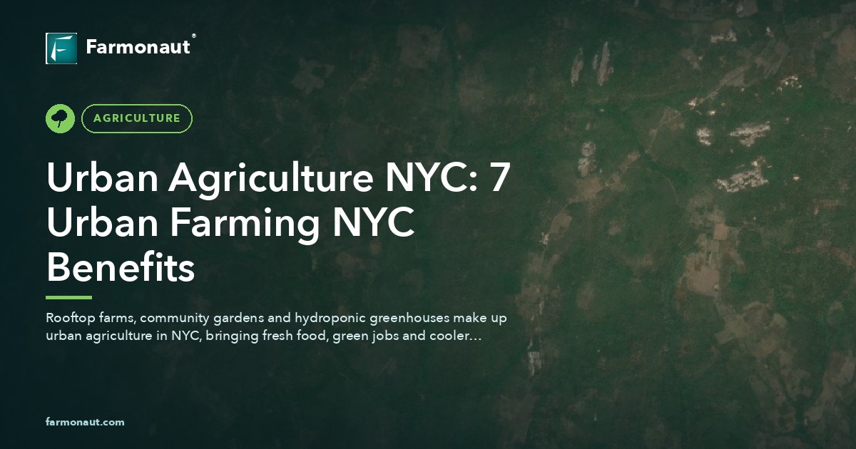Urban Agriculture Nyc: 7 Urban Farming Nyc Benefits