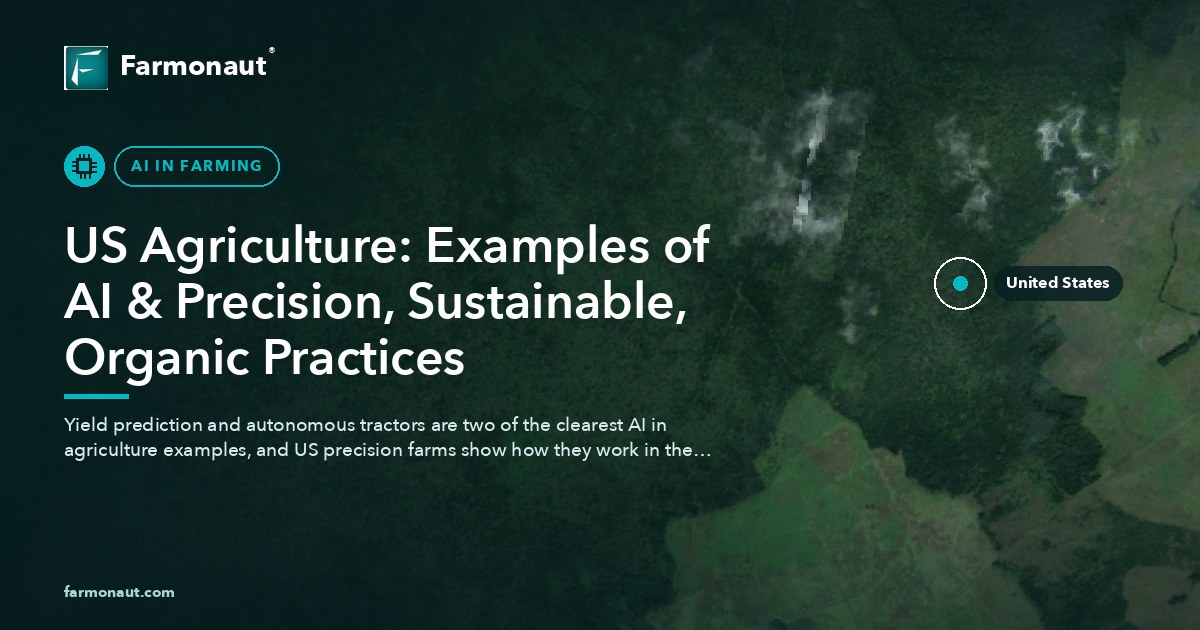Us Agriculture: Examples Of Ai &Amp; Precision, Sustainable, Organic Practices