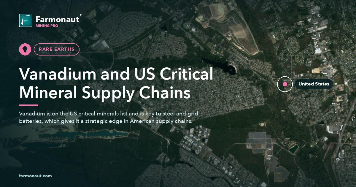 Us Critical Mineral Resilience: Vanadium'S Supply Chain Edge 176 Vanadium And Us Critical Mineral Supply Chains
