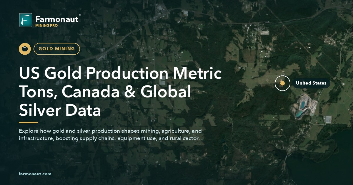 Us Gold Production Metric Tons, Canada &Amp; Global Silver Data