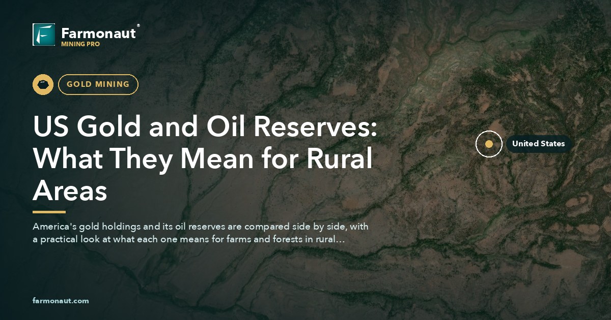 Us Gold And Oil Reserves: What They Mean For Rural Areas