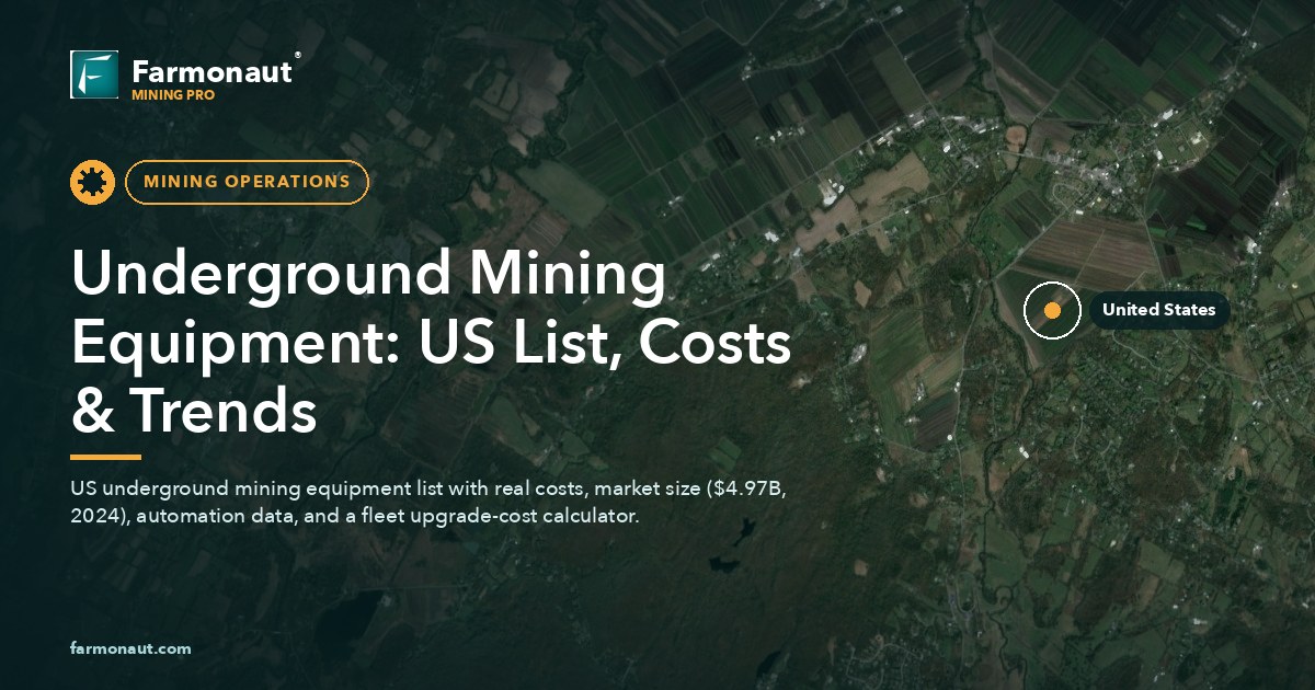 Underground Mining Equipment: Us List, Costs &Amp; Trends