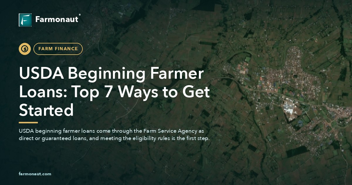 Usda Beginning Farmer Loans: Top 7 Ways To Get Started