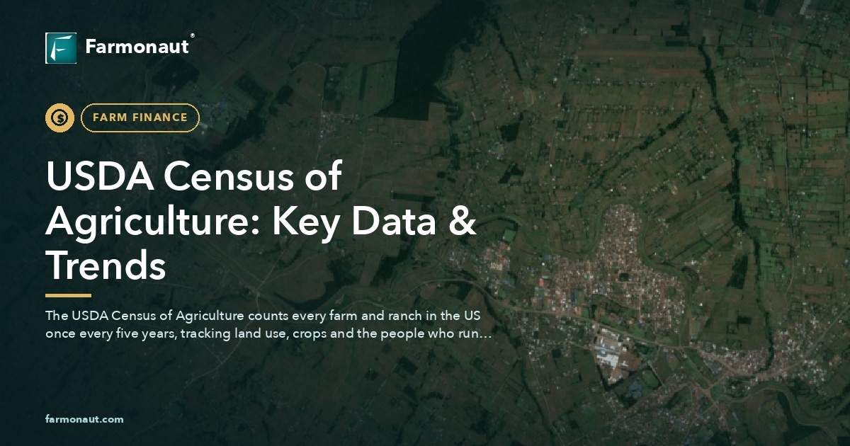 Usda Census Of Agriculture: Key Data &Amp; Trends