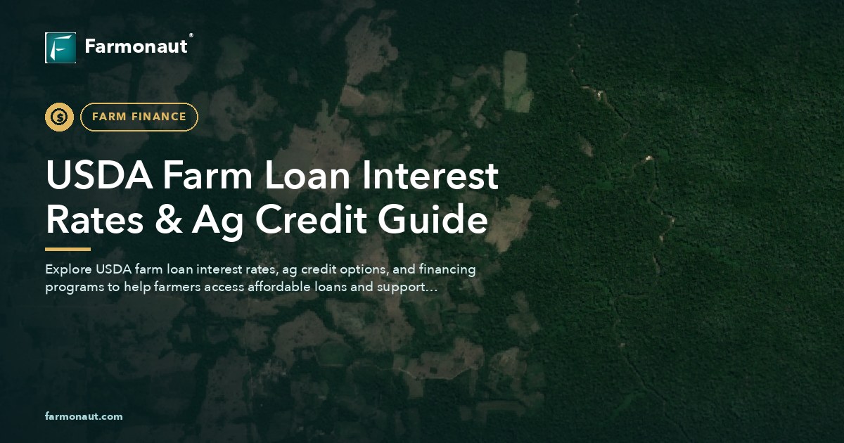 Usda Farm Loan Interest Rates &Amp; Ag Credit Guide