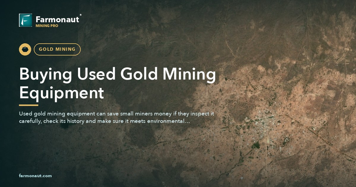 Buying Used Gold Mining Equipment
