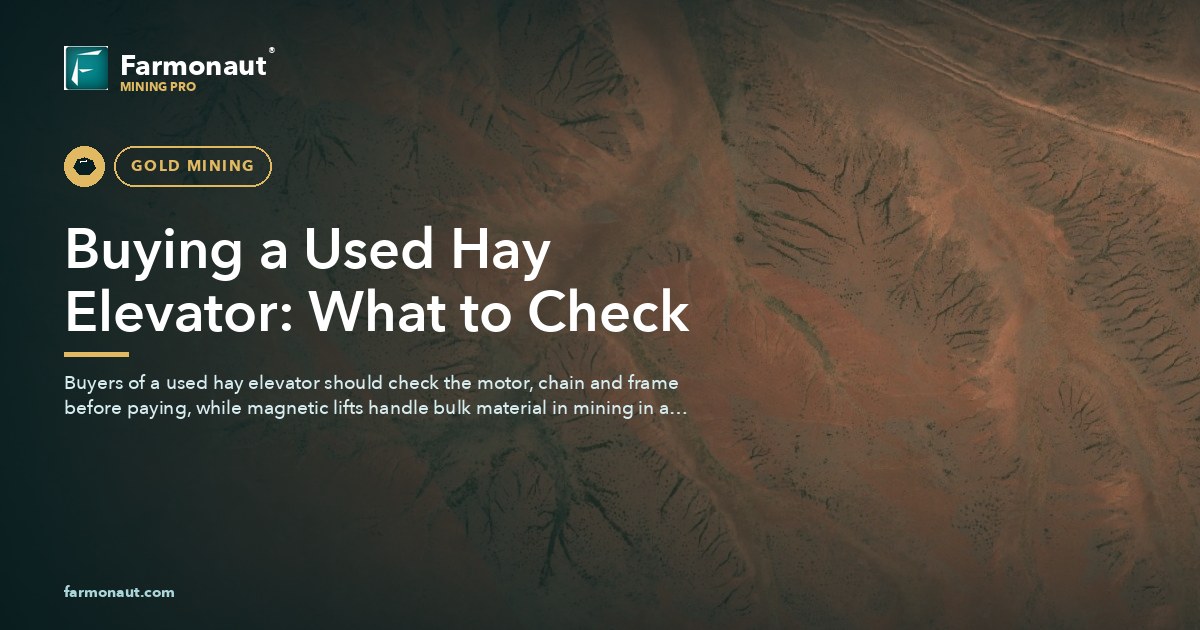 Buying A Used Hay Elevator: What To Check