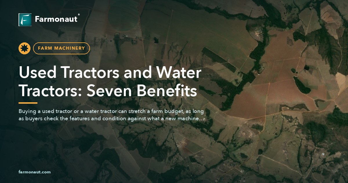 Used Tractors And Water Tractors: Seven Benefits