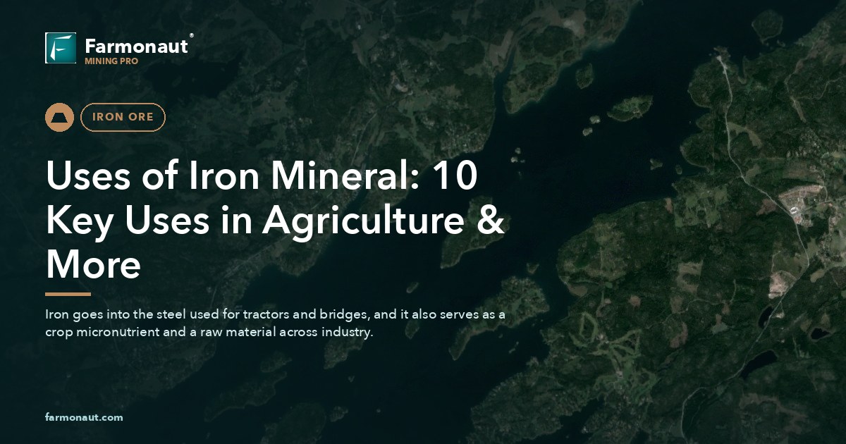 Uses Of Iron Mineral: 10 Key Uses In Agriculture &Amp; More