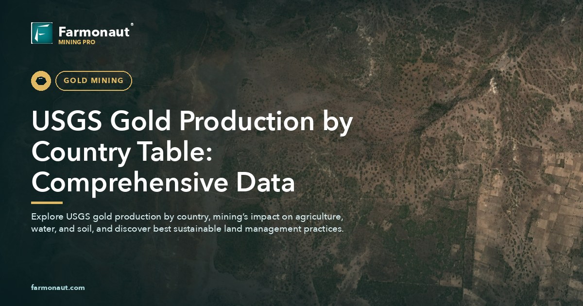 Usgs Gold Production By Country Table: Comprehensive Data