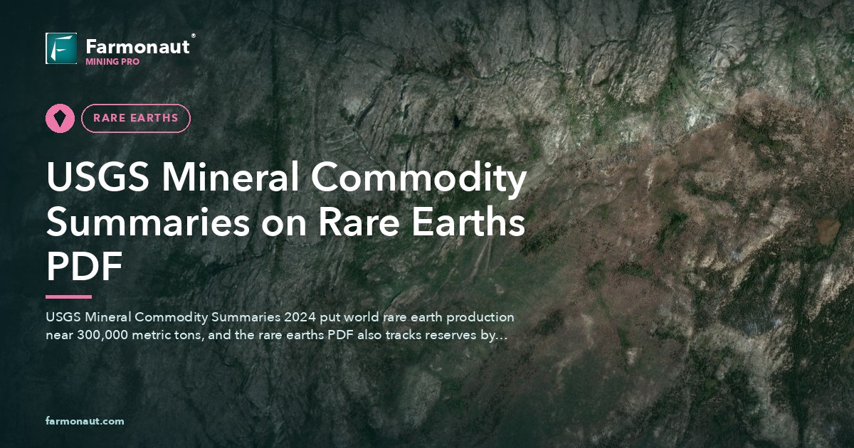 Usgs Mineral Commodity Summaries On Rare Earths Pdf