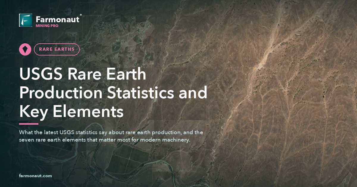 Usgs Rare Earth Production Statistics And Key Elements