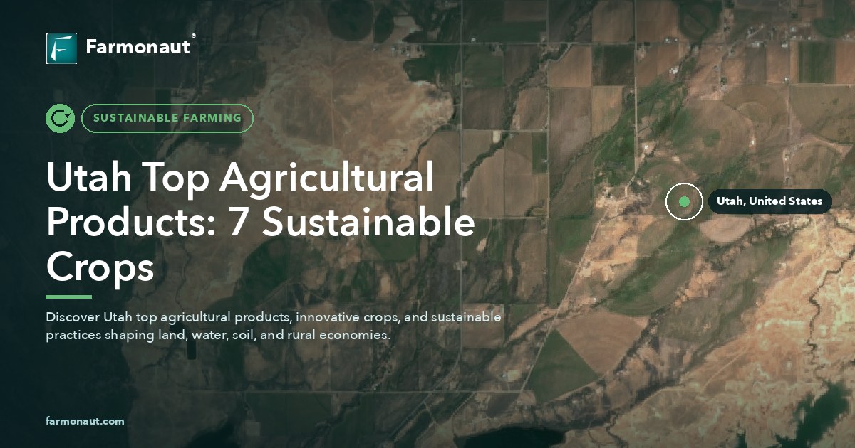 Utah Top Agricultural Products: 7 Sustainable Crops