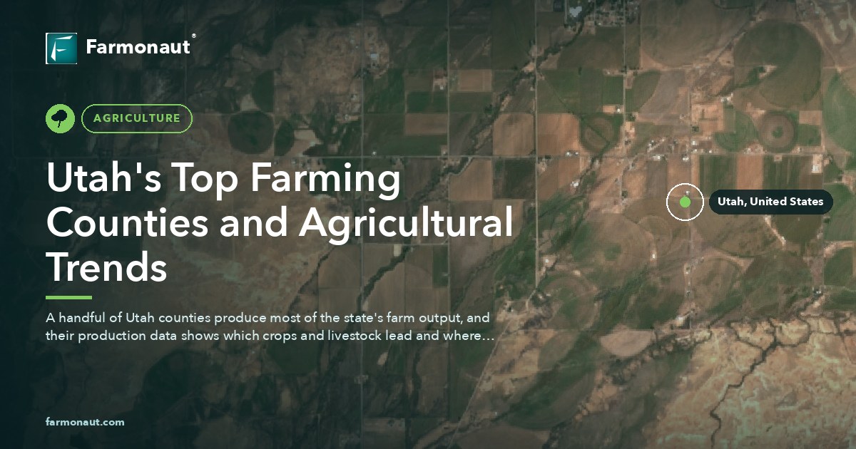Utah'S Top Farming Counties And Agricultural Trends