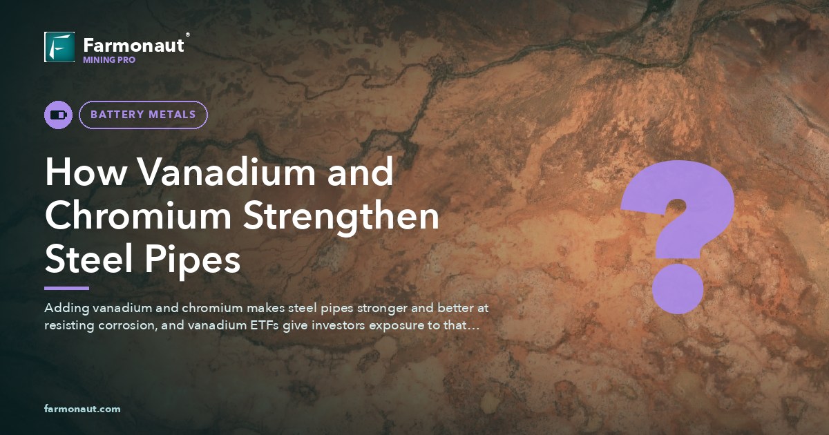 Vanadium With Chromium: Top Pipe Uses &Amp; Best Vanadium Etf 171 How Vanadium And Chromium Strengthen Steel Pipes