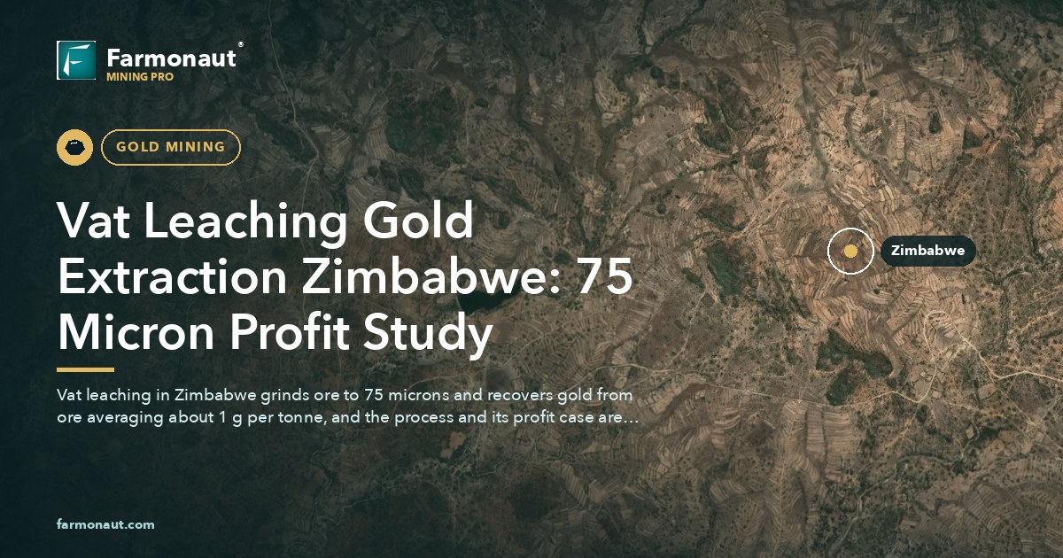 Vat Leaching Gold Extraction Zimbabwe: 75 Micron Profit Study
