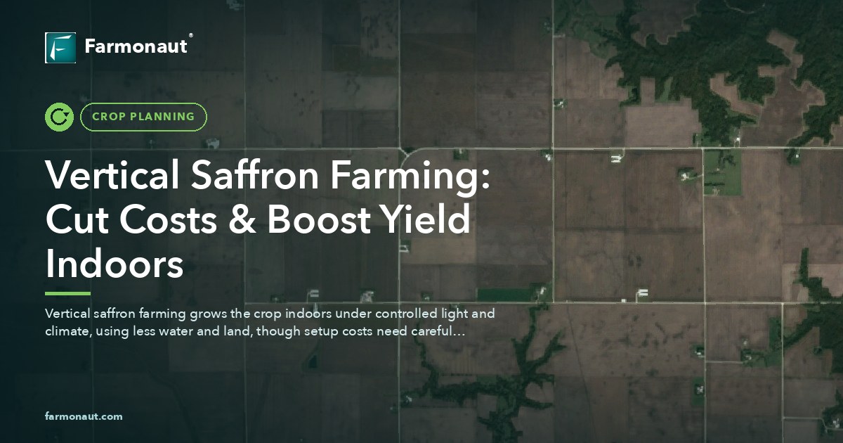 Vertical Saffron Farming: Cut Costs &Amp; Boost Yield Indoors